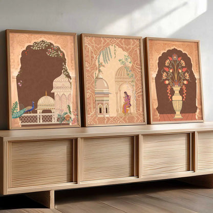 Traditional     Wall   Art  Paintings for Living Room - Wall Poster With frames