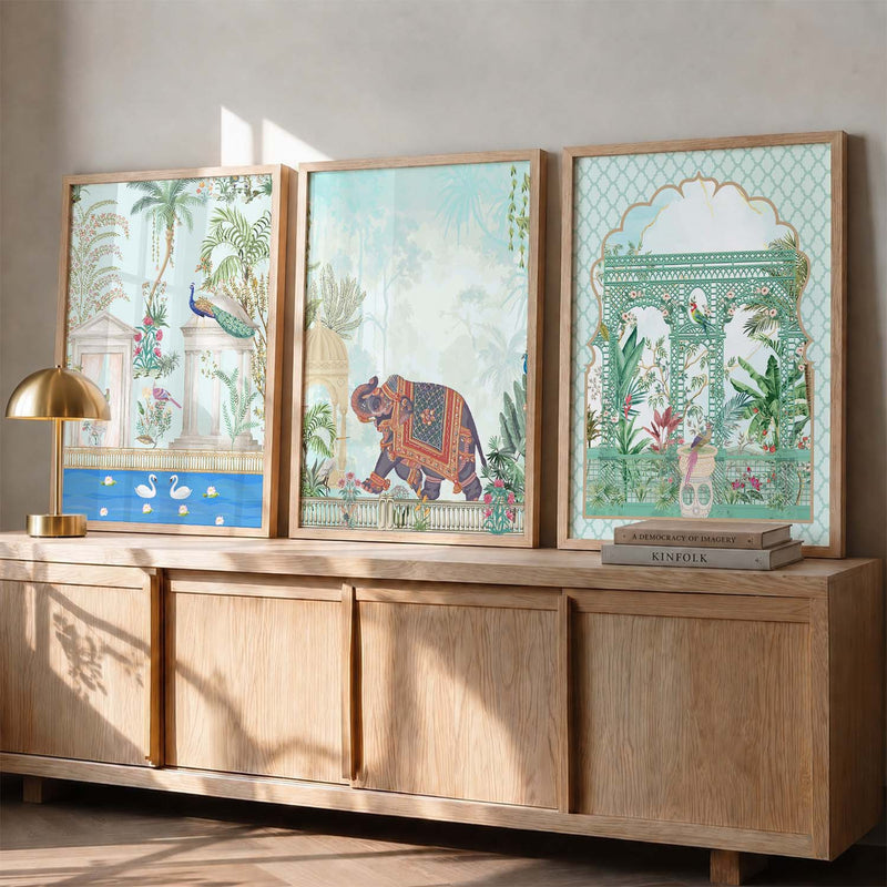 Traditional   Wall  Art Paintings for Living Room - Wall Poster With frames