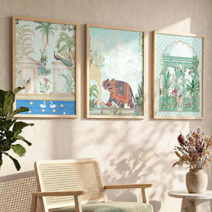 Traditional   Wall  Art Paintings for Living Room - Wall Poster With frames