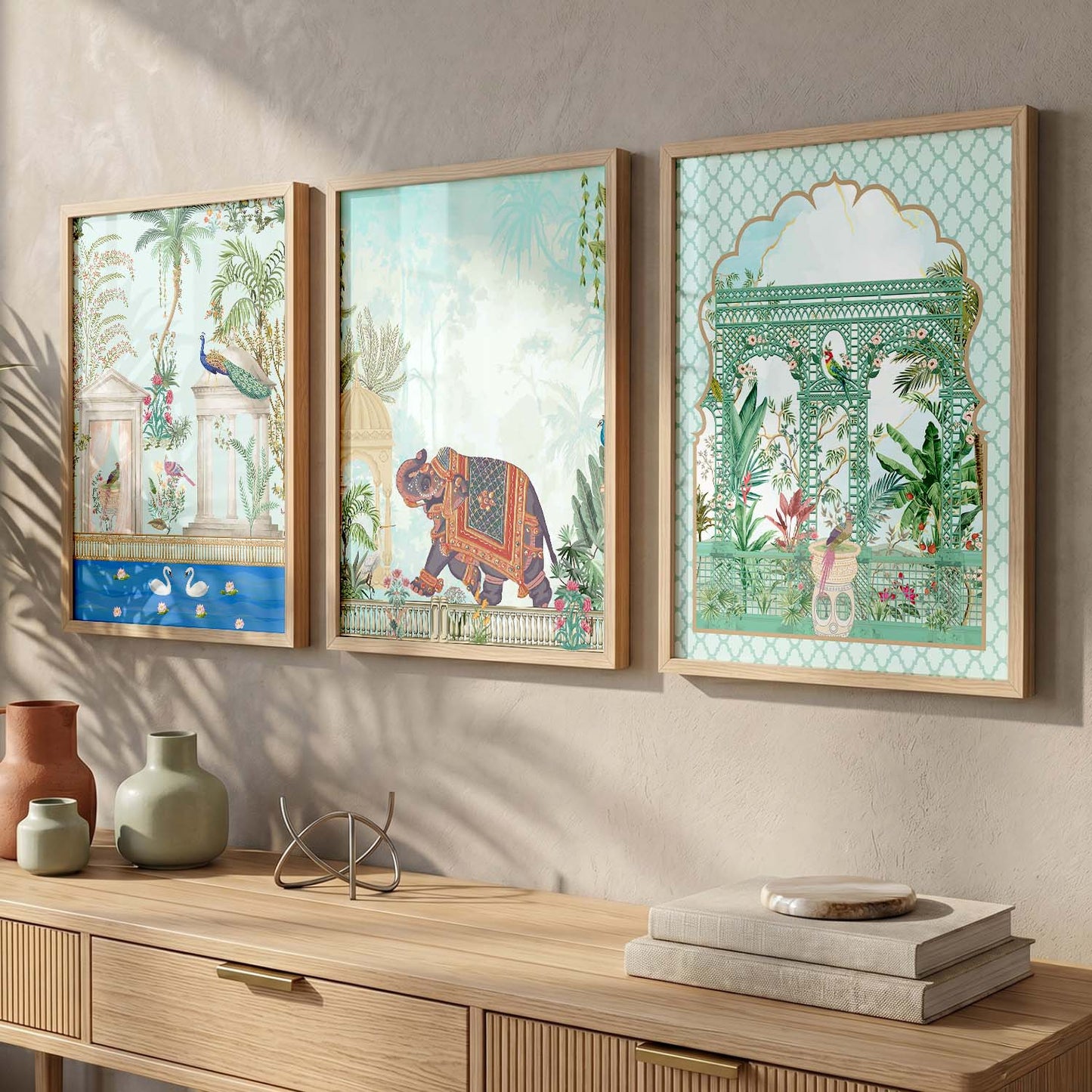 Traditional   Wall  Art Paintings for Living Room - Wall Poster With frames