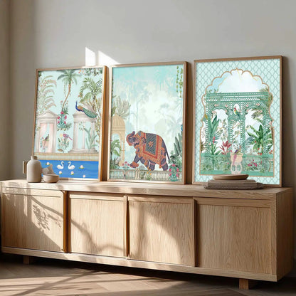 Traditional   Wall  Art Paintings for Living Room - Wall Poster With frames