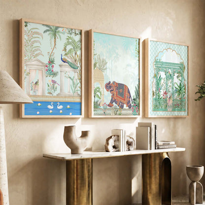 Traditional   Wall  Art Paintings for Living Room - Wall Poster With frames