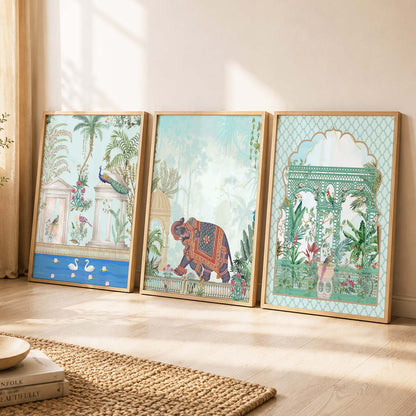 Traditional   Wall  Art Paintings for Living Room - Wall Poster With frames
