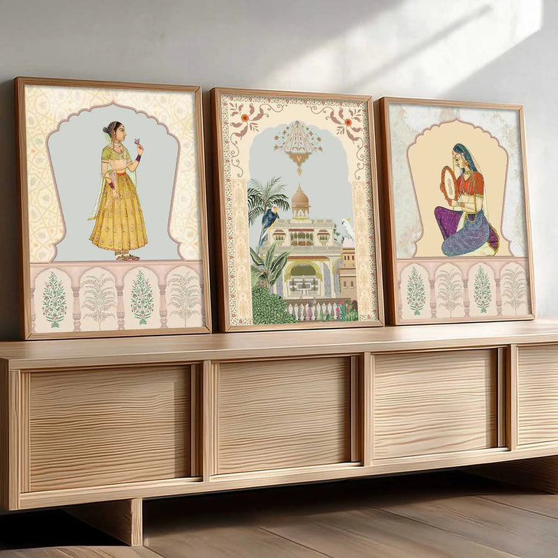 Traditional  Wall  Art Paintings for Living Room - Wall Poster With frames