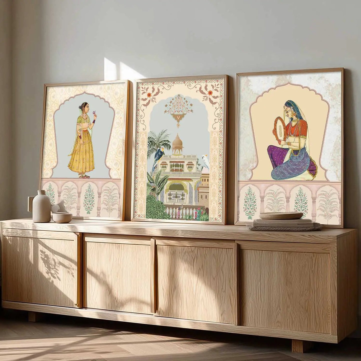 Traditional  Wall  Art Paintings for Living Room - Wall Poster With frames