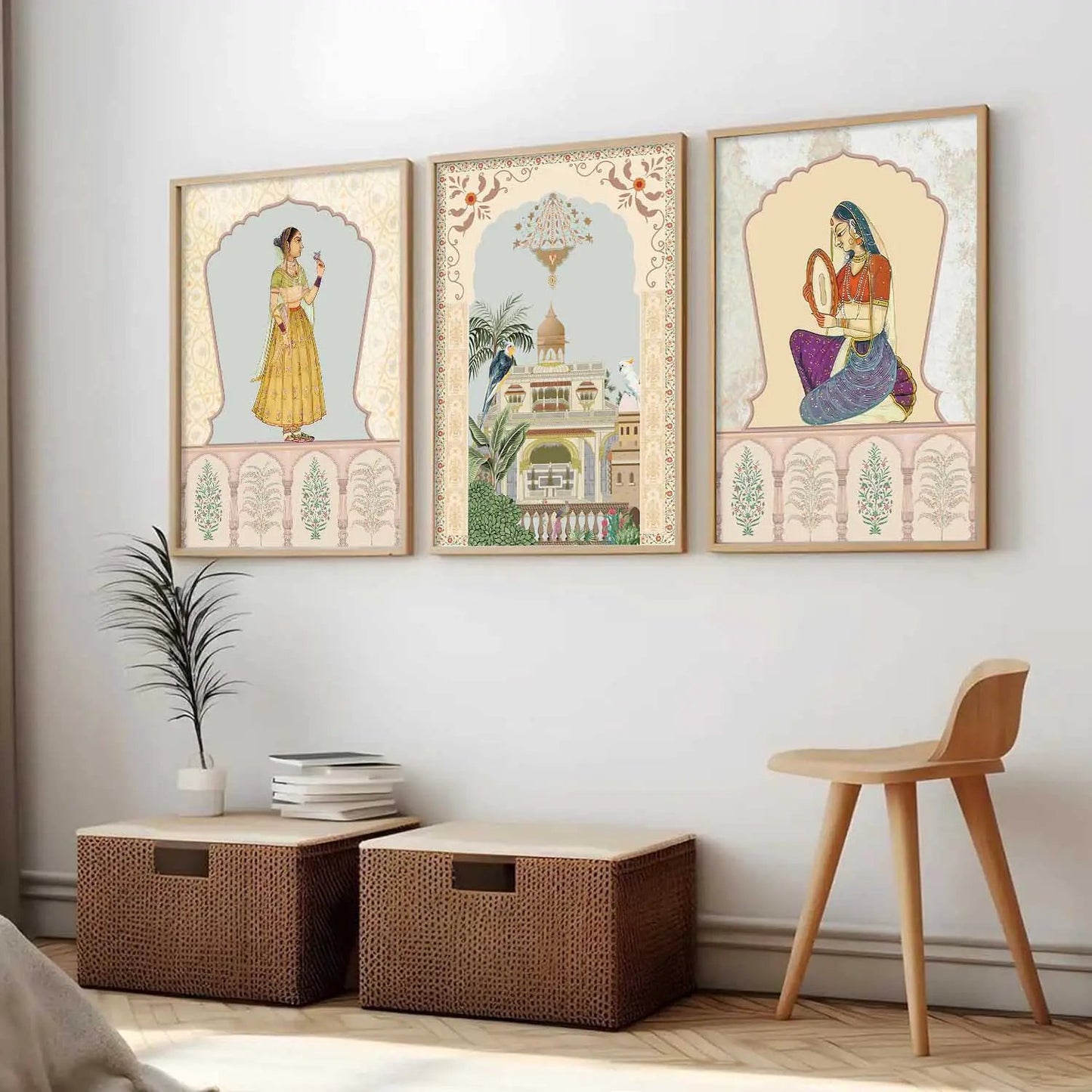 Traditional  Wall  Art Paintings for Living Room - Wall Poster With frames