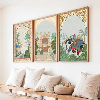 Traditional  Wall   Art  Paintings for Living Room - Wall Poster With frames