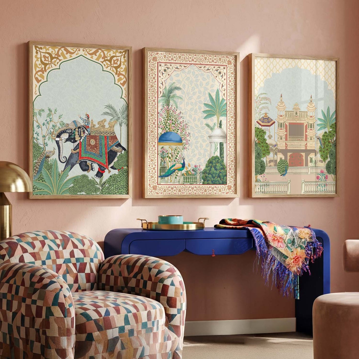 Traditional  Wall   Art  Paintings for Living Room - Wall Poster With frames
