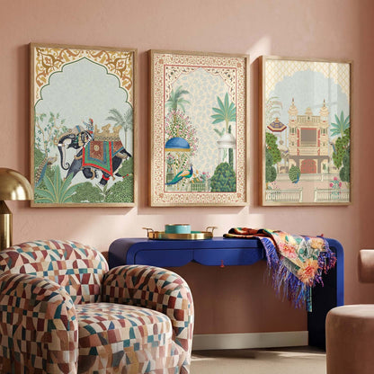 Traditional  Wall   Art  Paintings for Living Room - Wall Poster With frames