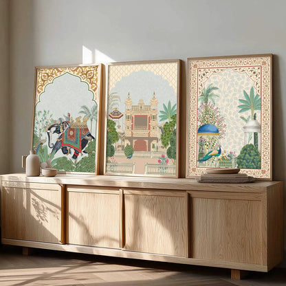 Traditional  Wall   Art  Paintings for Living Room - Wall Poster With frames