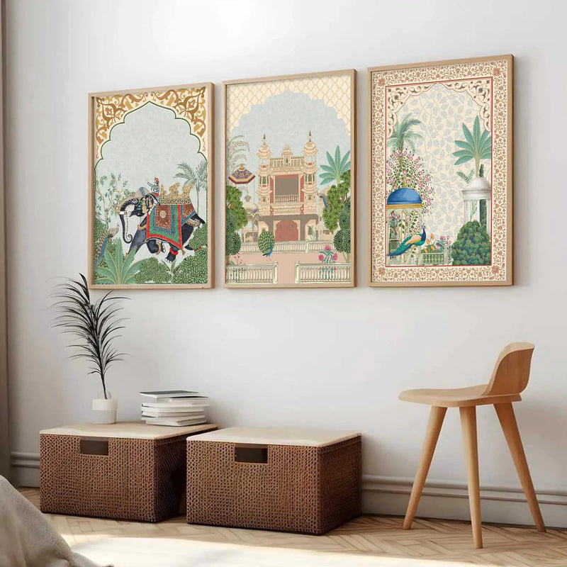 Traditional  Wall   Art  Paintings for Living Room - Wall Poster With frames