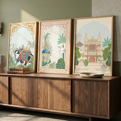 Traditional  Wall   Art  Paintings for Living Room - Wall Poster With frames