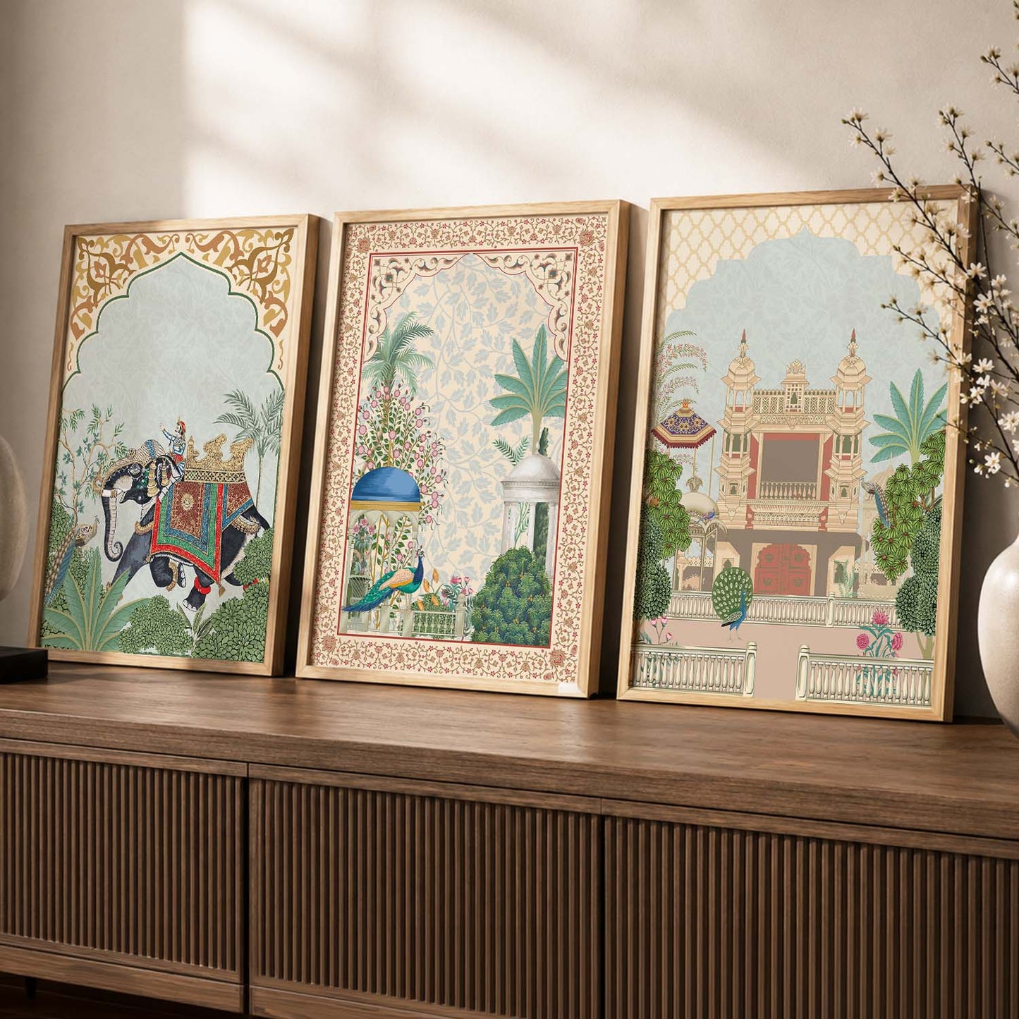 Traditional  Wall   Art  Paintings for Living Room - Wall Poster With frames