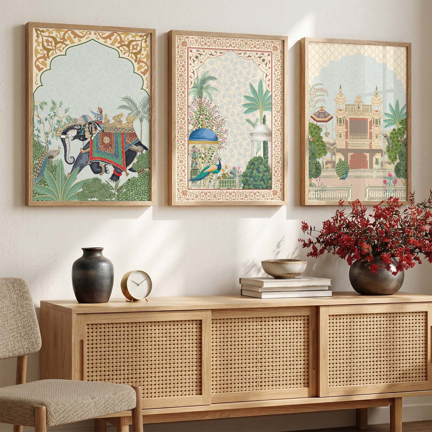 Traditional  Wall   Art  Paintings for Living Room - Wall Poster With frames