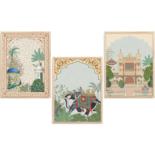 Traditional  Wall   Art  Paintings for Living Room - Wall Poster With frames