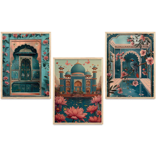Traditional Wall  Art Paintings for Living Room - Wall Poster With frames
