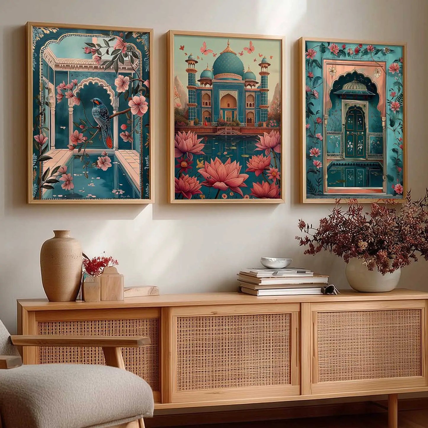 Traditional Wall  Art Paintings for Living Room - Wall Poster With frames