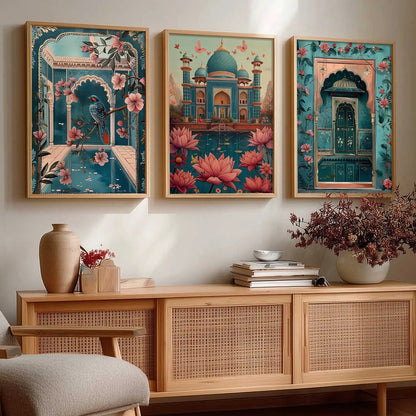 Traditional Wall  Art Paintings for Living Room - Wall Poster With frames