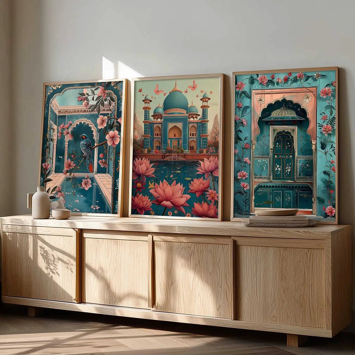 Traditional Wall  Art Paintings for Living Room - Wall Poster With frames