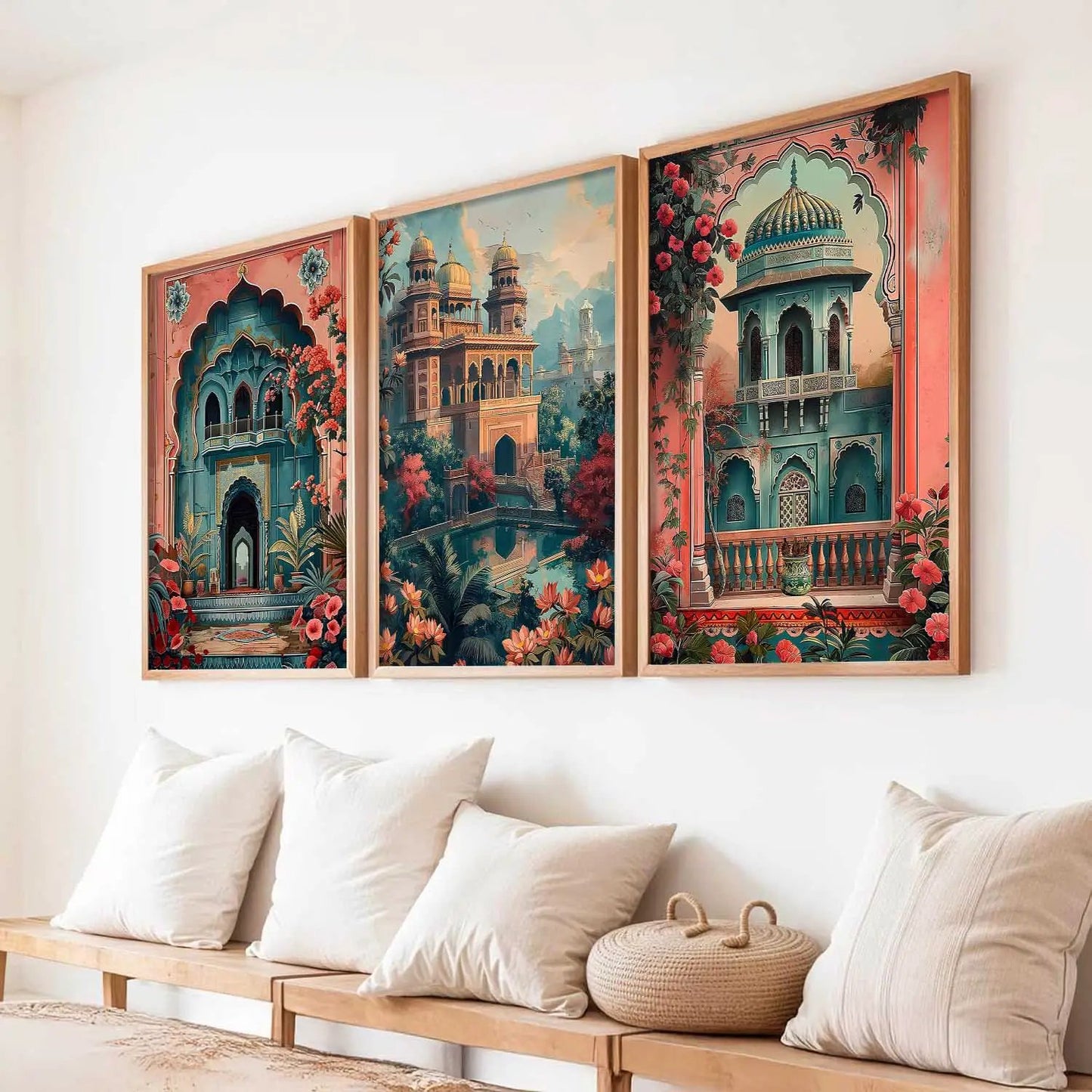 Traditional  Wall  Art  Paintings for Living Room - Wall Poster With frames