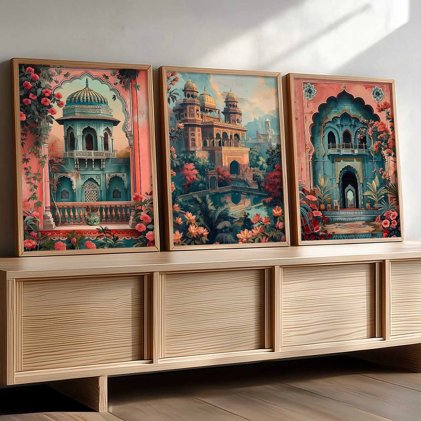 Traditional  Wall  Art  Paintings for Living Room - Wall Poster With frames