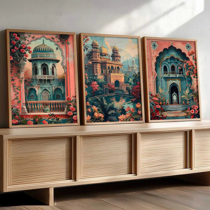 Traditional  Wall  Art  Paintings for Living Room - Wall Poster With frames