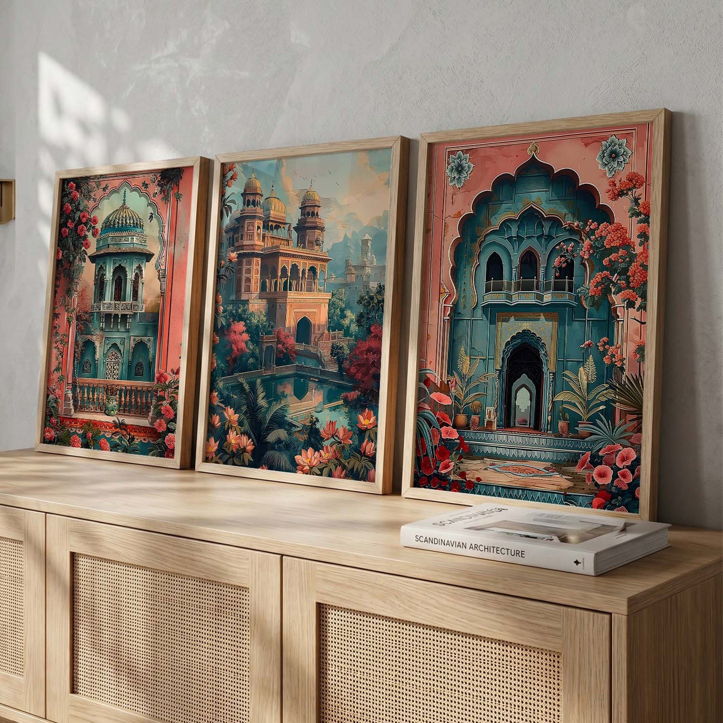 Traditional  Wall  Art  Paintings for Living Room - Wall Poster With frames