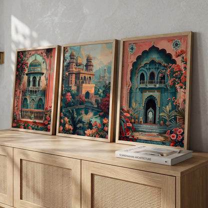 Traditional  Wall  Art  Paintings for Living Room - Wall Poster With frames