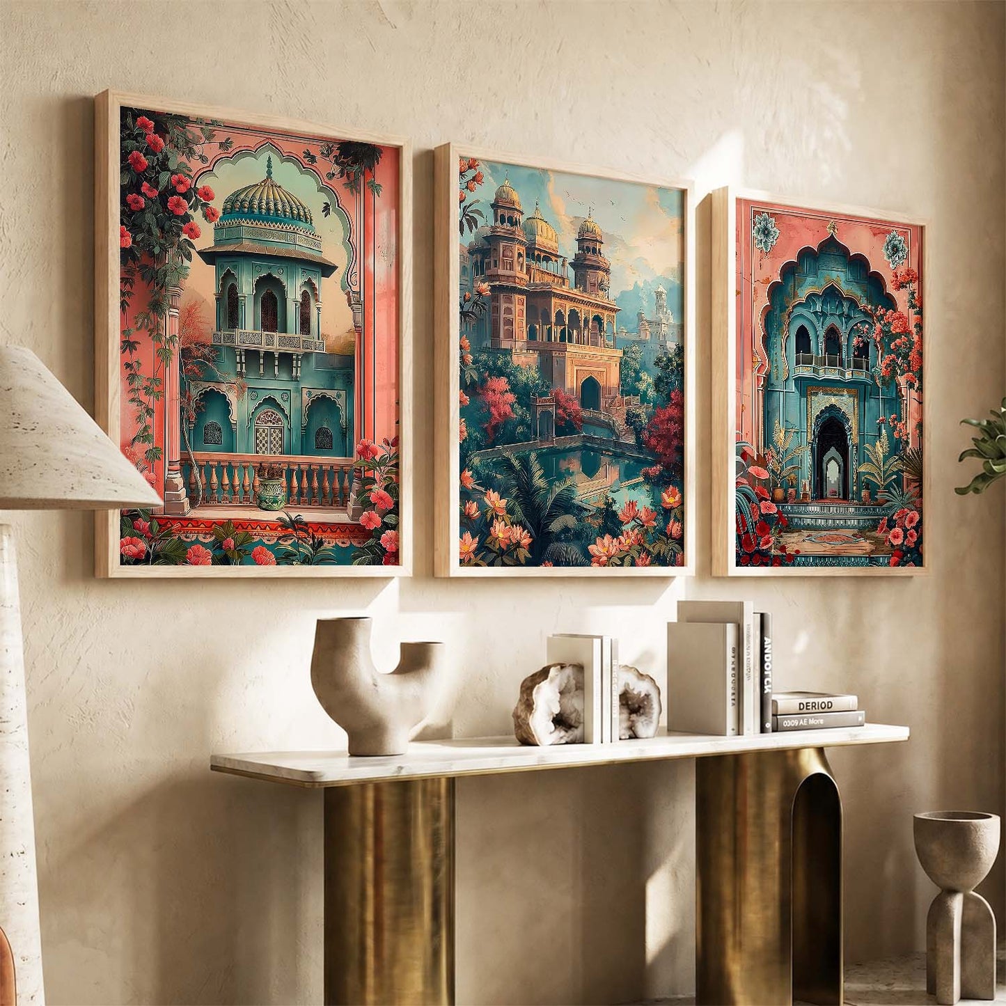 Traditional  Wall  Art  Paintings for Living Room - Wall Poster With frames