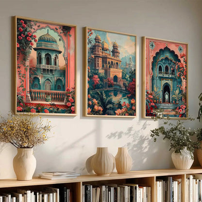 Traditional  Wall  Art  Paintings for Living Room - Wall Poster With frames