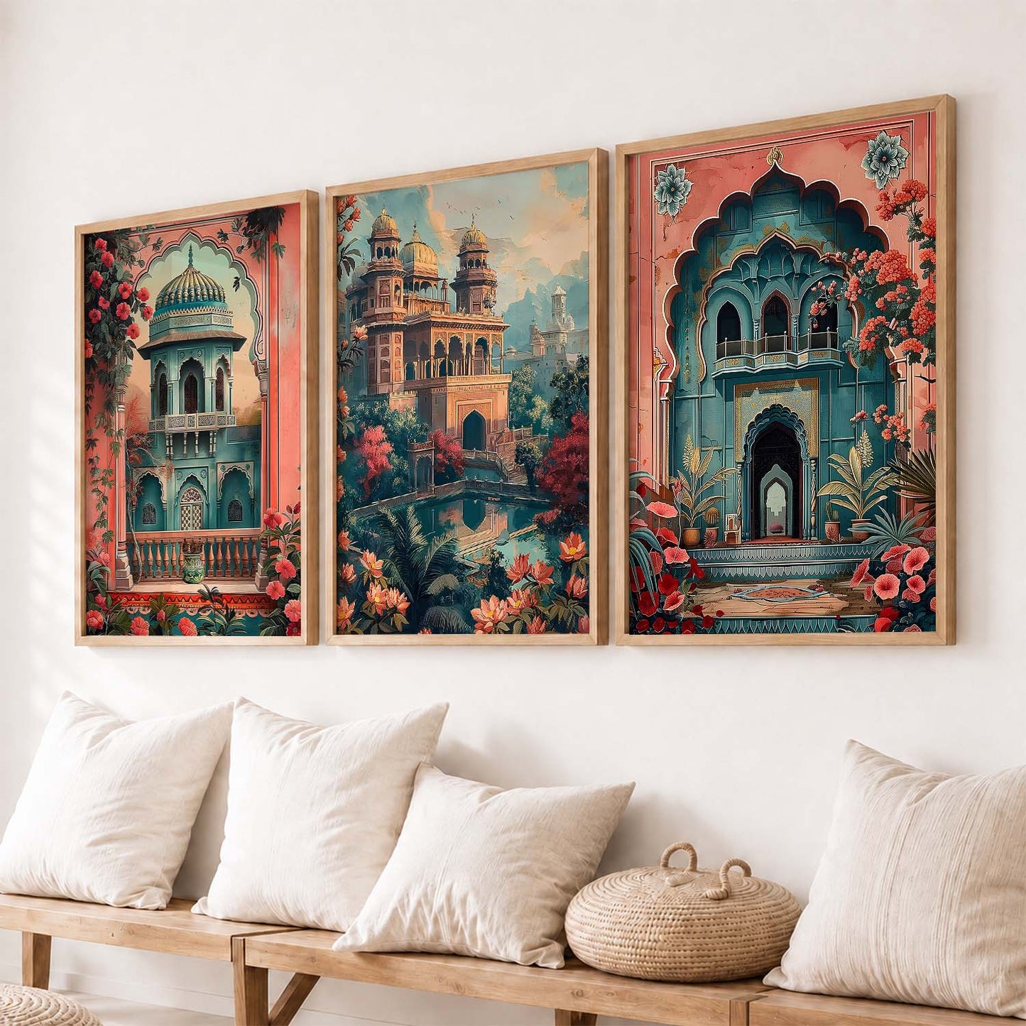 Traditional  Wall  Art  Paintings for Living Room - Wall Poster With frames
