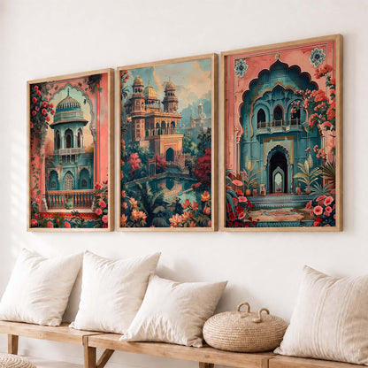 Traditional  Wall  Art  Paintings for Living Room - Wall Poster With frames