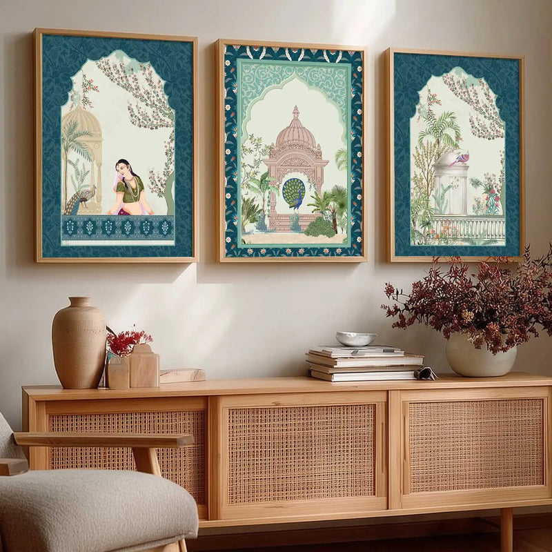 Traditional  Wall Art Paintings for Living Room - Wall Poster With frames