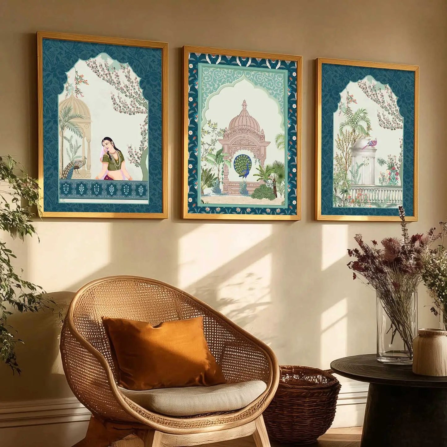 Traditional  Wall Art Paintings for Living Room - Wall Poster With frames