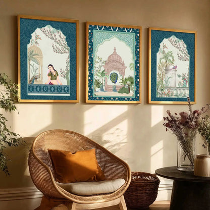 Traditional  Wall Art Paintings for Living Room - Wall Poster With frames