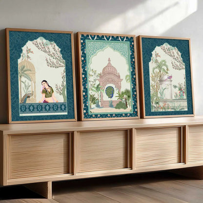 Traditional  Wall Art Paintings for Living Room - Wall Poster With frames