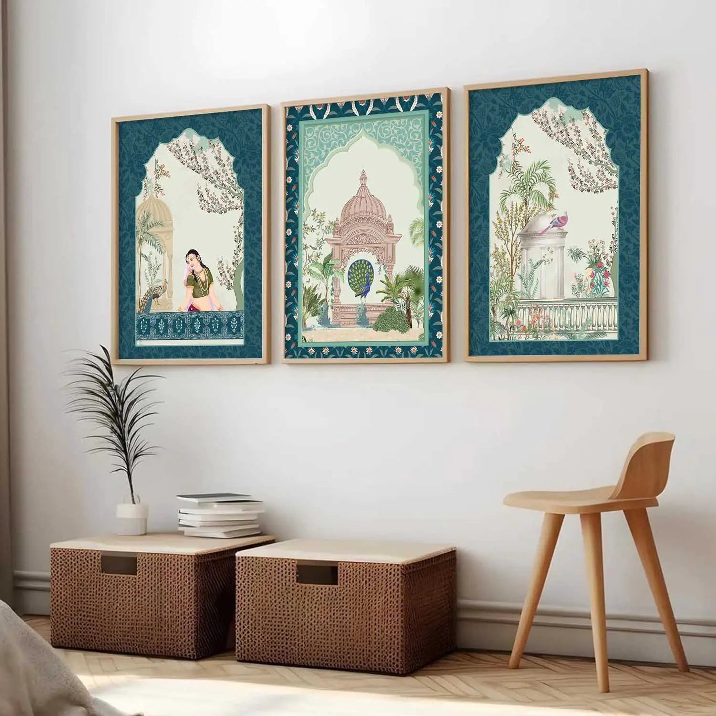 Traditional  Wall Art Paintings for Living Room - Wall Poster With frames