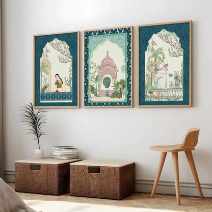 Traditional  Wall Art Paintings for Living Room - Wall Poster With frames