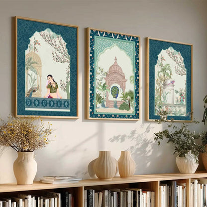Traditional  Wall Art Paintings for Living Room - Wall Poster With frames