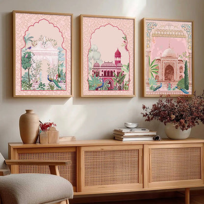 Traditional    Wall  Art  Paintings for Living Room - Wall Poster With frames