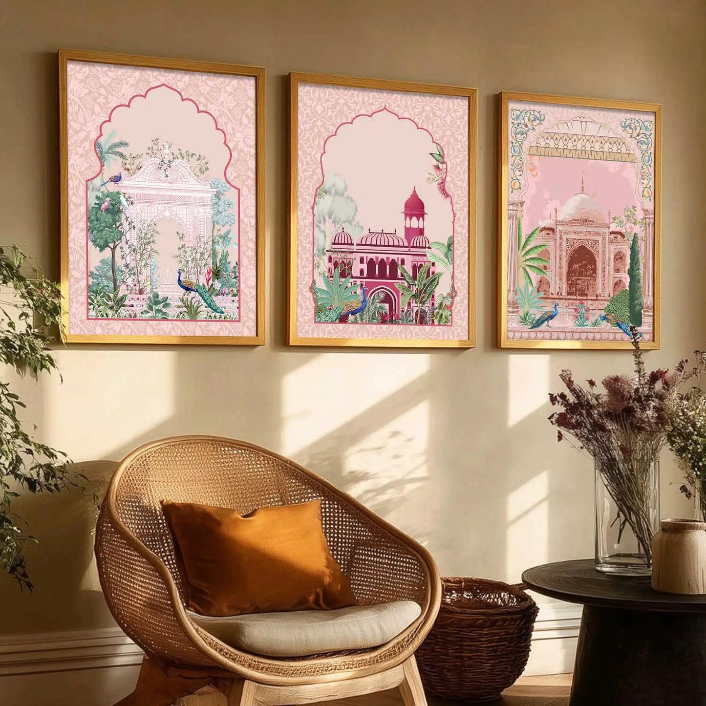 Traditional    Wall  Art  Paintings for Living Room - Wall Poster With frames