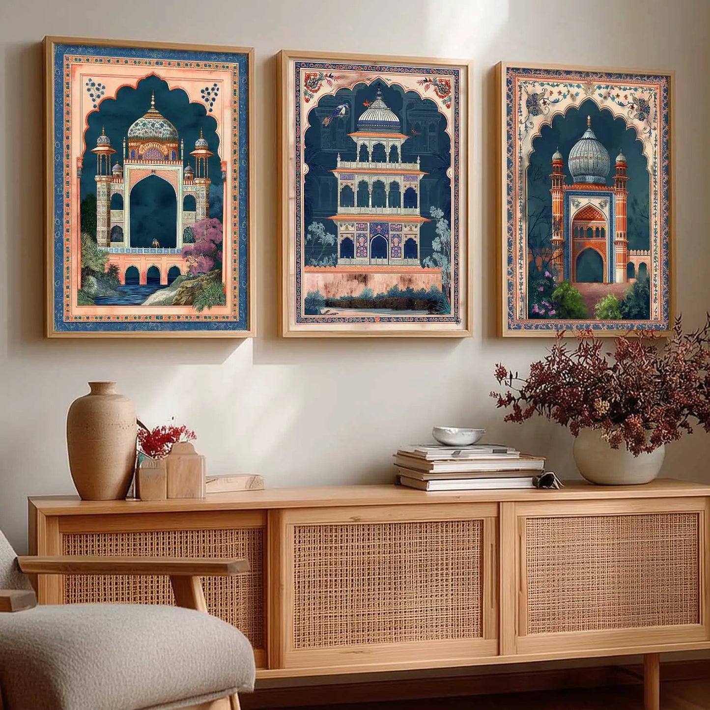 Traditional  Wall  Art Paintings for Living Room - Wall Poster With frames