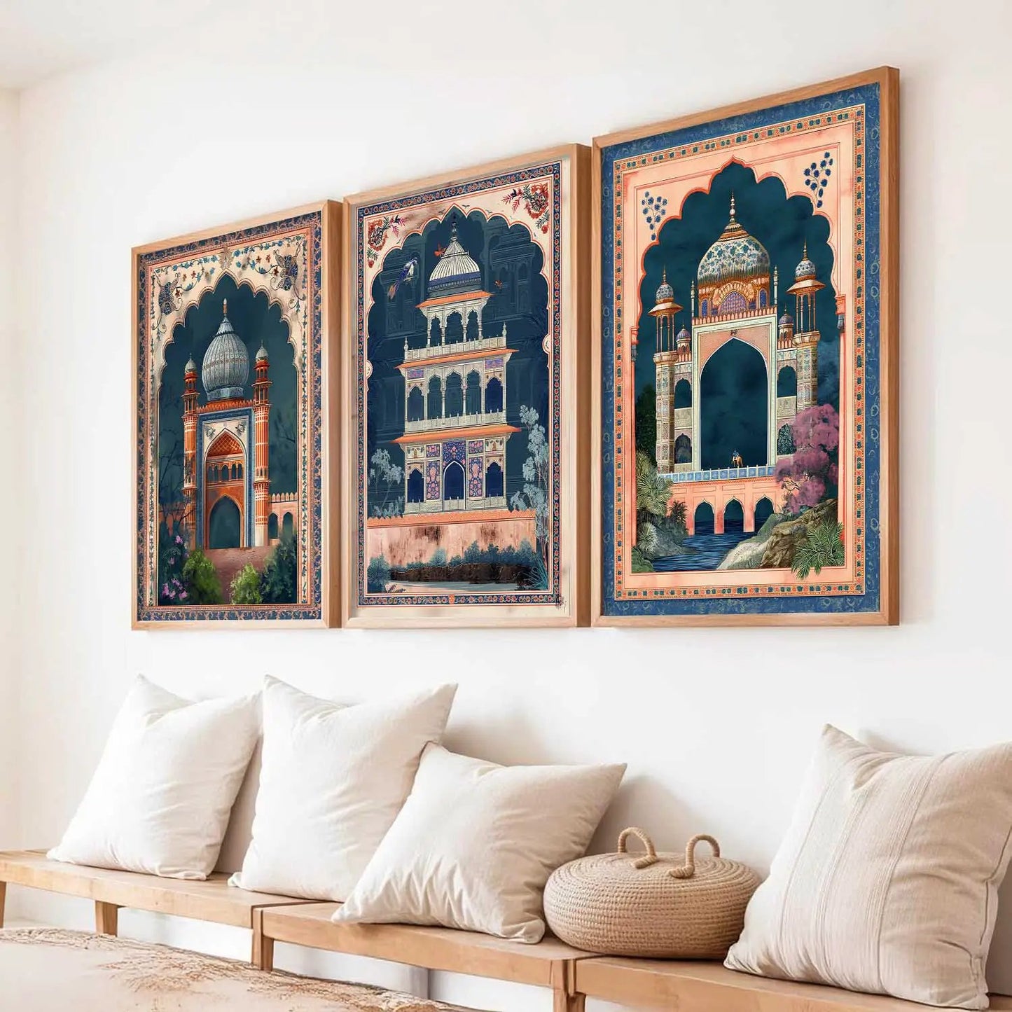 Traditional  Wall  Art Paintings for Living Room - Wall Poster With frames