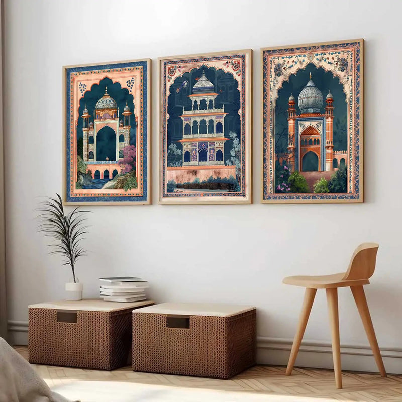 Traditional  Wall  Art Paintings for Living Room - Wall Poster With frames
