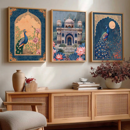 Traditional   Wall  Art  Paintings for Living Room - Wall Poster With frames