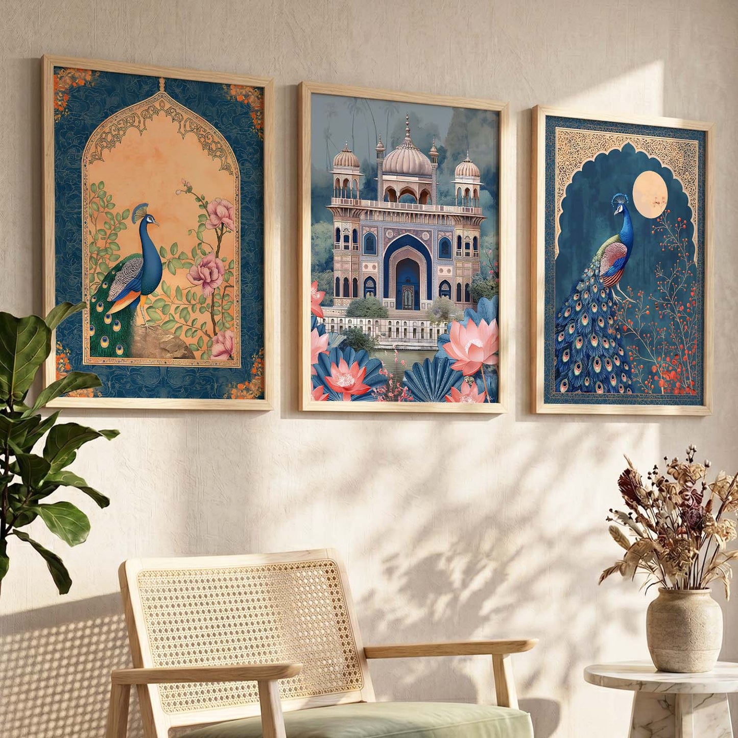 Traditional   Wall  Art  Paintings for Living Room - Wall Poster With frames