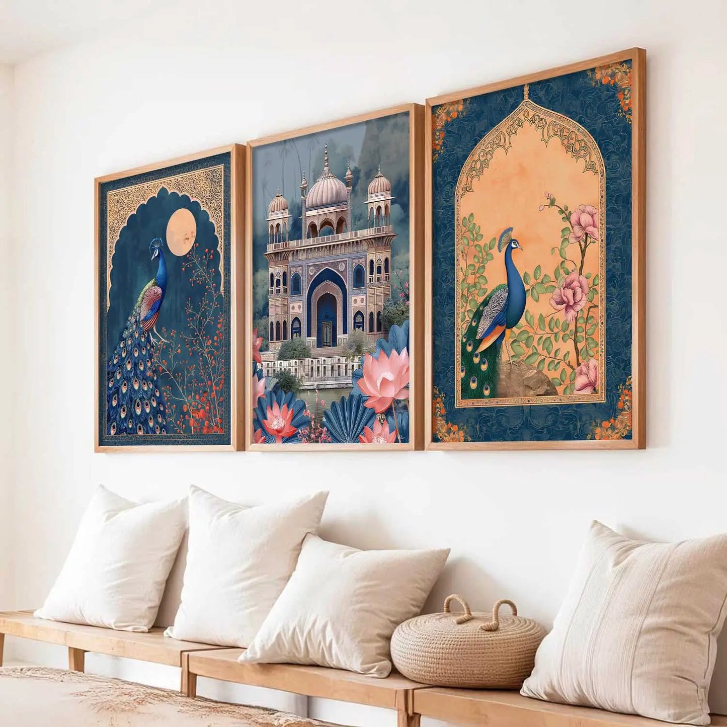 Traditional   Wall  Art  Paintings for Living Room - Wall Poster With frames