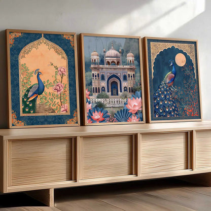 Traditional   Wall  Art  Paintings for Living Room - Wall Poster With frames