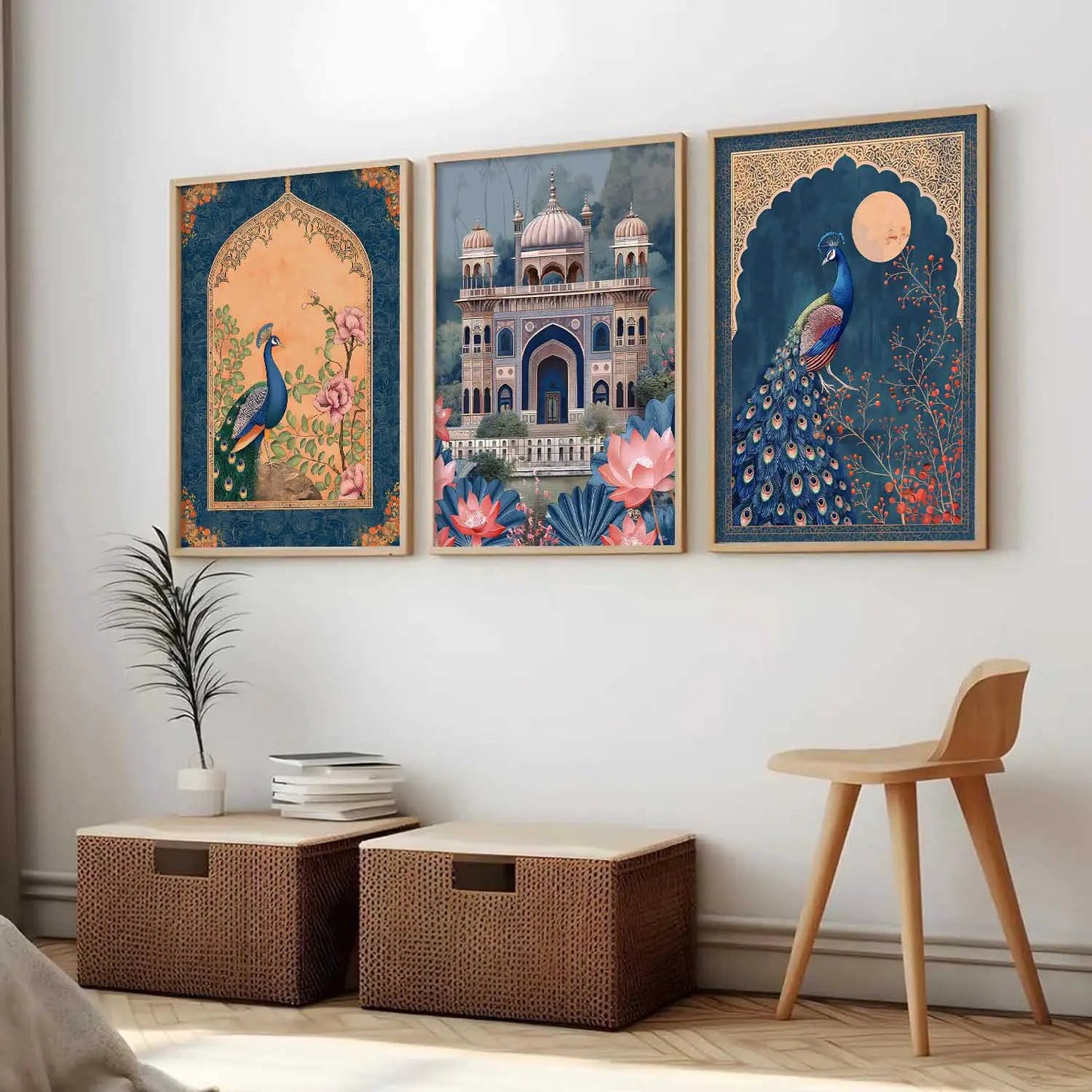 Traditional   Wall  Art  Paintings for Living Room - Wall Poster With frames
