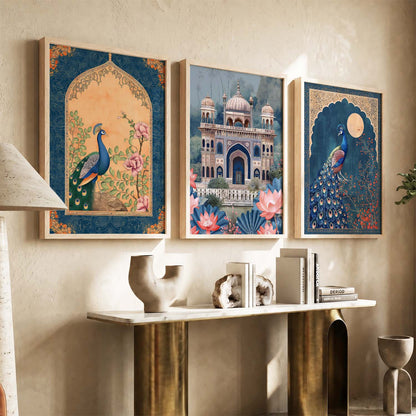 Traditional   Wall  Art  Paintings for Living Room - Wall Poster With frames